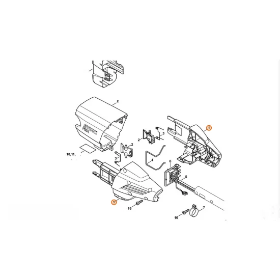 STIHL  Obudowa 4863 790 1400